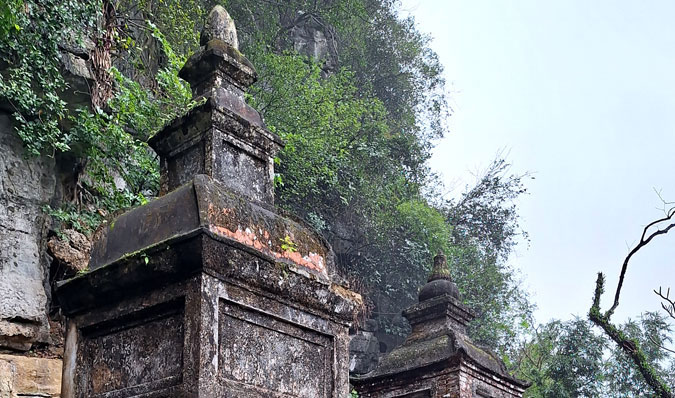 Teil der Trung Pagode